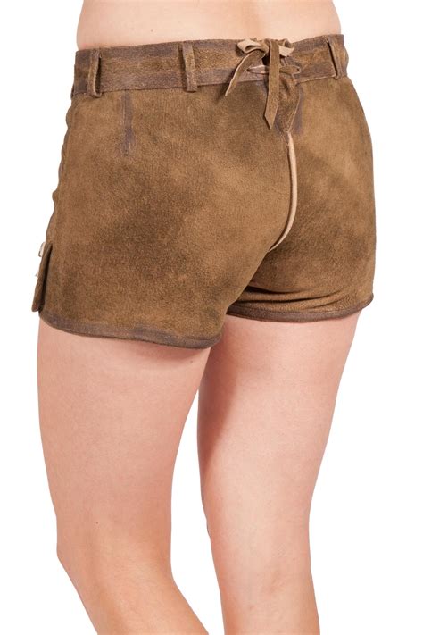 kurze lederhose damen|echte lederhose damen.